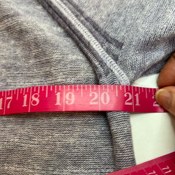 Tommy Bahama Mens Reversible Sweater 1/4 Zip Linen Blend Large Lavender Purple - Picture 9 of 10